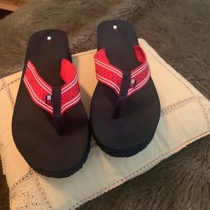 Tommy Hilfiger Wedge Flip Flops